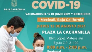 Hoy vacunación en plaza Cachanilla