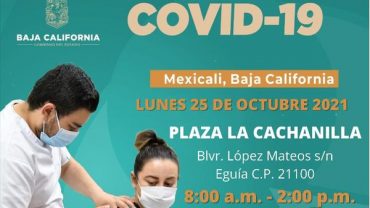 Hoy vacunación en Plaza Cachanilla