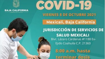 Puestos de vacunación hoy en Mexicali
