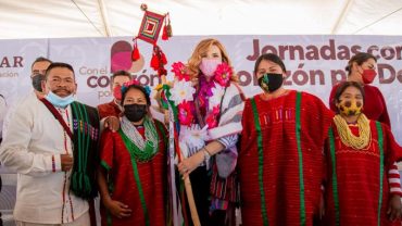 Marina del Pilar se reúne con indígenas