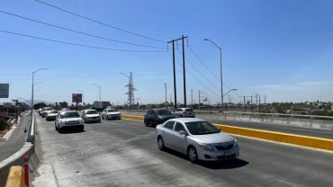 Habilitan tercer carril de puente Lázaro Cárdenas y Río Nuevo