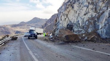 53 derrumbes en la carretera “La Rumorosa” por lluvias