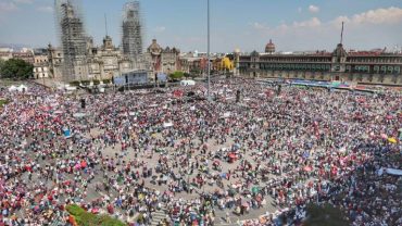Más de 1 millón de personas marcharon a favor de AMLO
