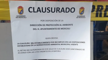 Cerrada una taquería en Mexicali por contaminación del aire
